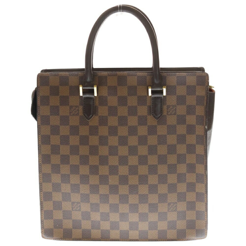 Louis Vuitton Venice Damier Leather Hand Tote Bag Brown